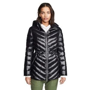 Mackage TARA Packable Black Puffer Jacket with Chevron Quilting